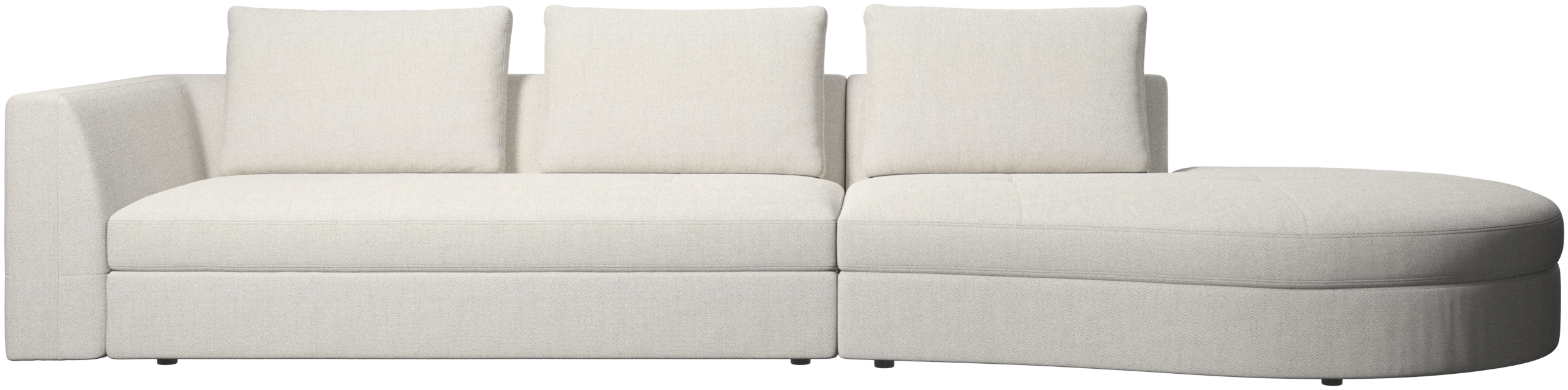 Bergamo sofa with round lounging unit,ライト | sofa | Bergamo